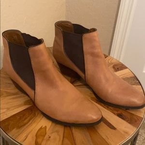 Franco Sarto Leather Booties